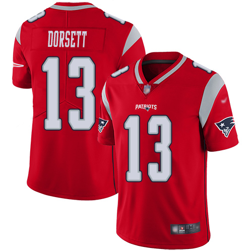 New England Patriots Football #13 Inverted Legend Limited Red Men Phillip Dorsett NFL Jersey->new england patriots->NFL Jersey